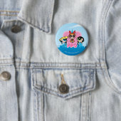 Powerpuff Girls Team Geweldige Ronde Button 5,7 Cm (In situ)