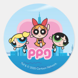 Powerpuff Girls Team Geweldige Ronde Sticker
