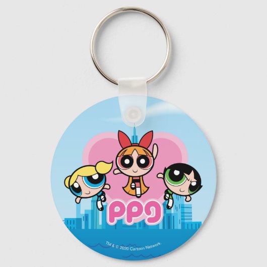 Powerpuff Girls Team Geweldige Sleutelhanger (Voorkant)