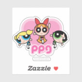 Powerpuff Girls Team Geweldige Sticker (Vel)