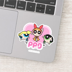 Powerpuff Girls Team Geweldige Sticker