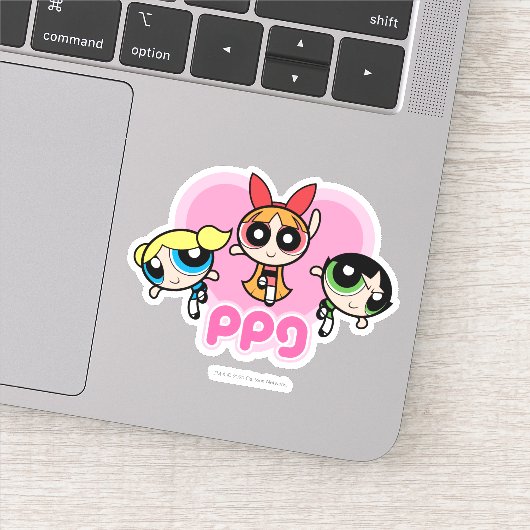 Powerpuff Girls Team Geweldige Sticker (Detail)