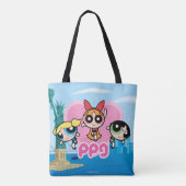 Powerpuff Girls Team Geweldige Tote Bag (Achterkant)