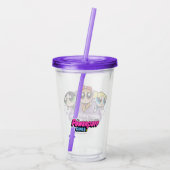 Powerpuff Girls Team Logo Acryl Drinkbeker (Achterkant)