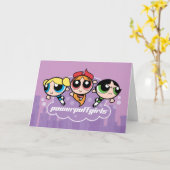 Powerpuff Girls Team Logo Kaart (Gele Bloem)