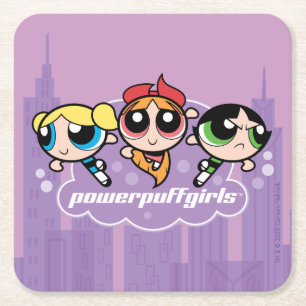 Powerpuff Girls Team Logo Kartonnen Onderzetters