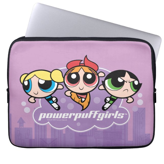 Powerpuff Girls Team Logo Laptop Sleeve (Voorkant)