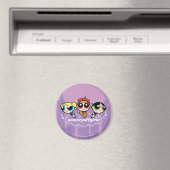 Powerpuff Girls Team Logo Magneet (Insitu (Vaatwasser))