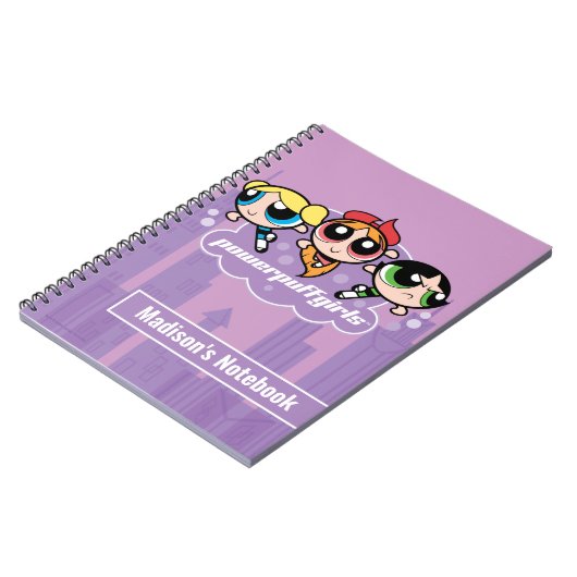 Powerpuff Girls Team Logo Notitieboek (Linkerzijde)