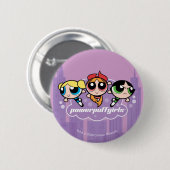Powerpuff Girls Team Logo Ronde Button 5,7 Cm (Voorkant /achterkant)