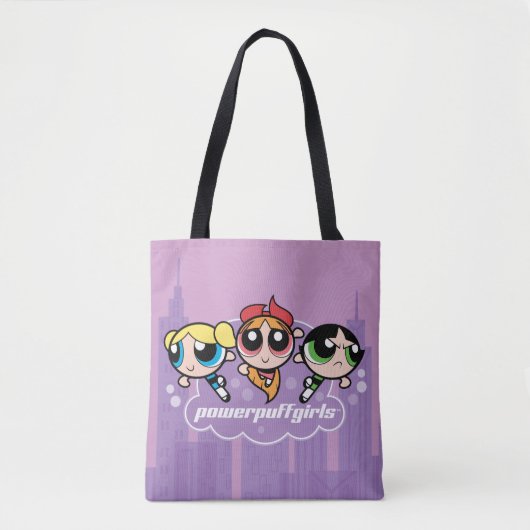 Powerpuff Girls Team Logo Tote Bag (Voorkant)