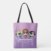 Powerpuff Girls Team Logo Tote Bag (Achterkant)