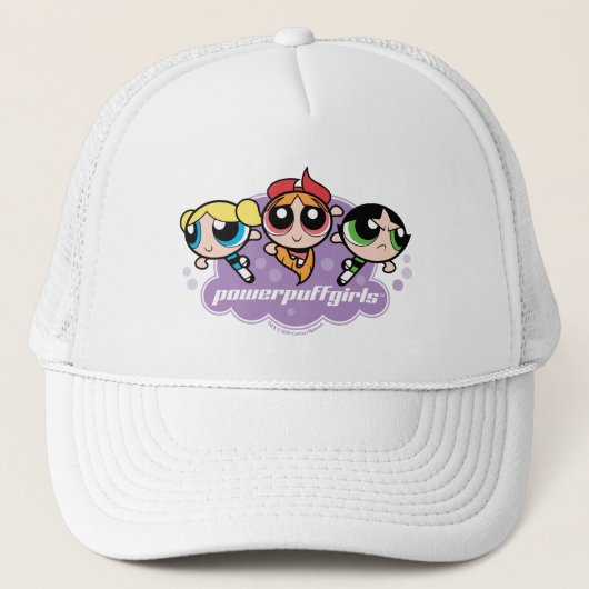 Powerpuff Girls Team Logo Trucker Pet (Voorkant)