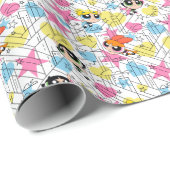 Powerpuff Girls Townsville Pattern Cadeaupapier (Rol Hoek)