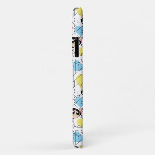 Powerpuff Girls Townsville Pattern Case-Mate iPhone Case (Achterkant/rechts)