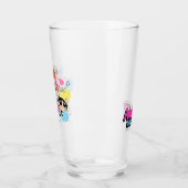 Powerpuff Girls Townsville Pattern Glas (Links)