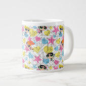 Powerpuff Girls Townsville Pattern Grote Koffiekop (Voorkant rechts)