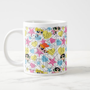 Powerpuff Girls Townsville Pattern Grote Koffiekop