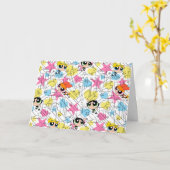 Powerpuff Girls Townsville Pattern Kaart (Gele Bloem)