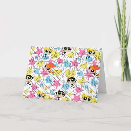 Powerpuff Girls Townsville Pattern Kaart (Voorkant)
