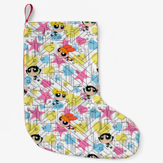 Powerpuff Girls Townsville Pattern Kleine Kerstsok