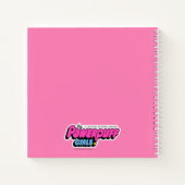 Powerpuff Girls Townsville Pattern Notitieboek (Achterkant)