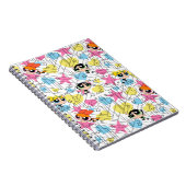 Powerpuff Girls Townsville Pattern Notitieboek (Rechterzijde)