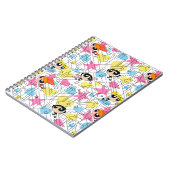 Powerpuff Girls Townsville Pattern Notitieboek (Linkerzijde)