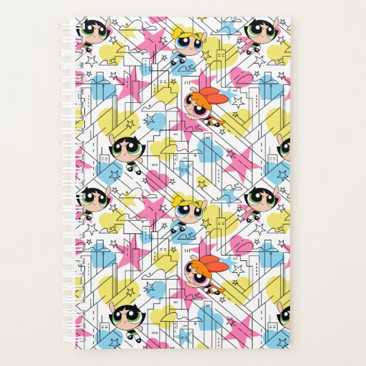 Powerpuff Girls Townsville Pattern Planner (Voorkant)
