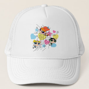Powerpuff Girls Townsville Pattern Trucker Pet