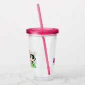 Powerpuff Girls vliegen hoog Acryl Drinkbeker (Links)
