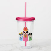 Powerpuff Girls vliegen hoog Acryl Drinkbeker (Voorkant)