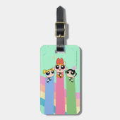 Powerpuff Girls vliegen hoog Bagagelabel (Voorkant verticaal)