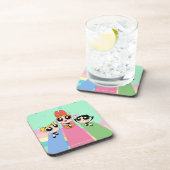 Powerpuff Girls vliegen hoog Bier Onderzetter (Rechterzijde)