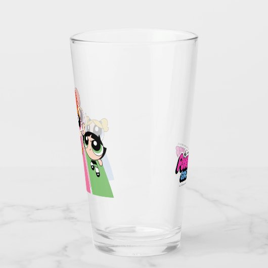 Powerpuff Girls vliegen hoog Glas (Links)