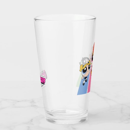 Powerpuff Girls vliegen hoog Glas (Rechts)