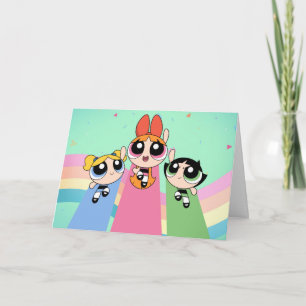 Powerpuff Girls vliegen hoog Kaart