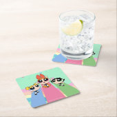 Powerpuff Girls vliegen hoog Kartonnen Onderzetters (Insitu)