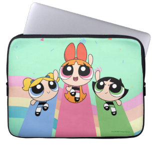 Powerpuff Girls vliegen hoog Laptop Sleeve