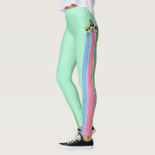 Powerpuff Girls vliegen hoog Leggings (Links)