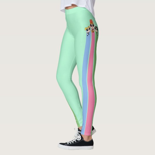 Powerpuff Girls vliegen hoog Leggings (Links)