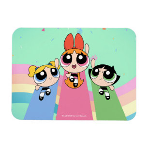 Powerpuff Girls vliegen hoog Magneet