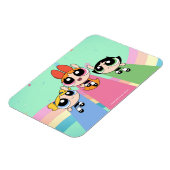 Powerpuff Girls vliegen hoog Magneet (Linkerzijde)