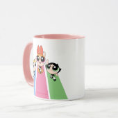 Powerpuff Girls vliegen hoog Mok (Voorkant links)