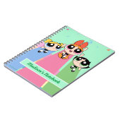 Powerpuff Girls vliegen hoog Notitieboek (Linkerzijde)