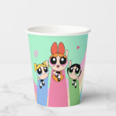 Powerpuff Girls vliegen hoog Papieren Bekers (Achterkant)