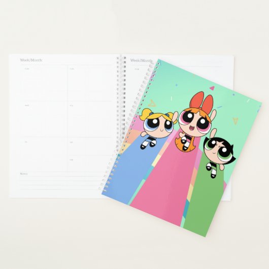 Powerpuff Girls vliegen hoog Planner (Display)