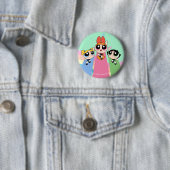 Powerpuff Girls vliegen hoog Ronde Button 5,7 Cm (In situ)