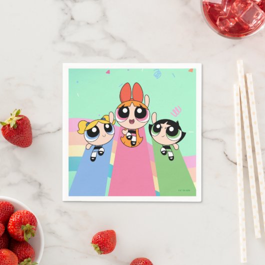 Powerpuff Girls vliegen hoog Servet (Insitu)