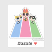 Powerpuff Girls vliegen hoog Sticker (Vel)